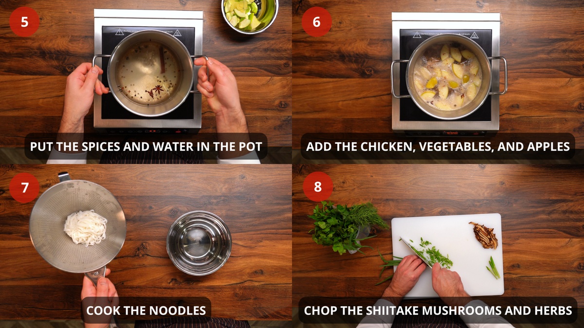 Homemade Pho Recipe Step By Step 5-8