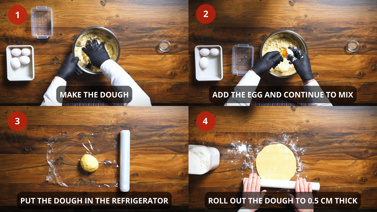Mango Cake Recipe step by step 1-4