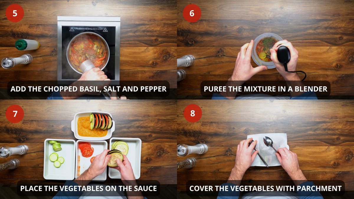 Ratatouille Disney Recipe step by Step 5-8