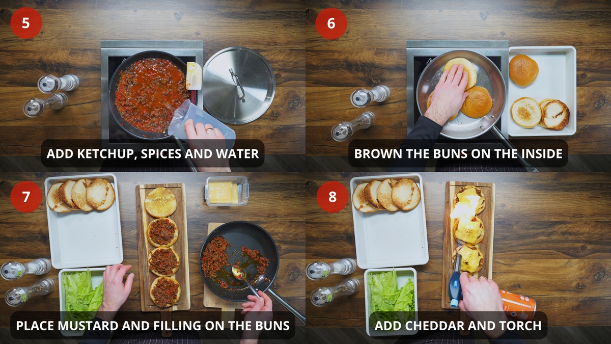 Sloppy Joes recipe step by step 5-8