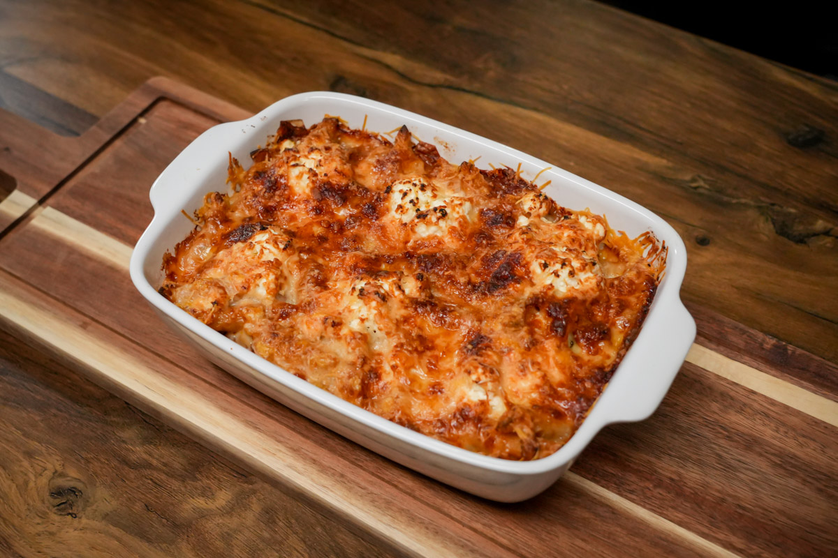 baked ziti dish