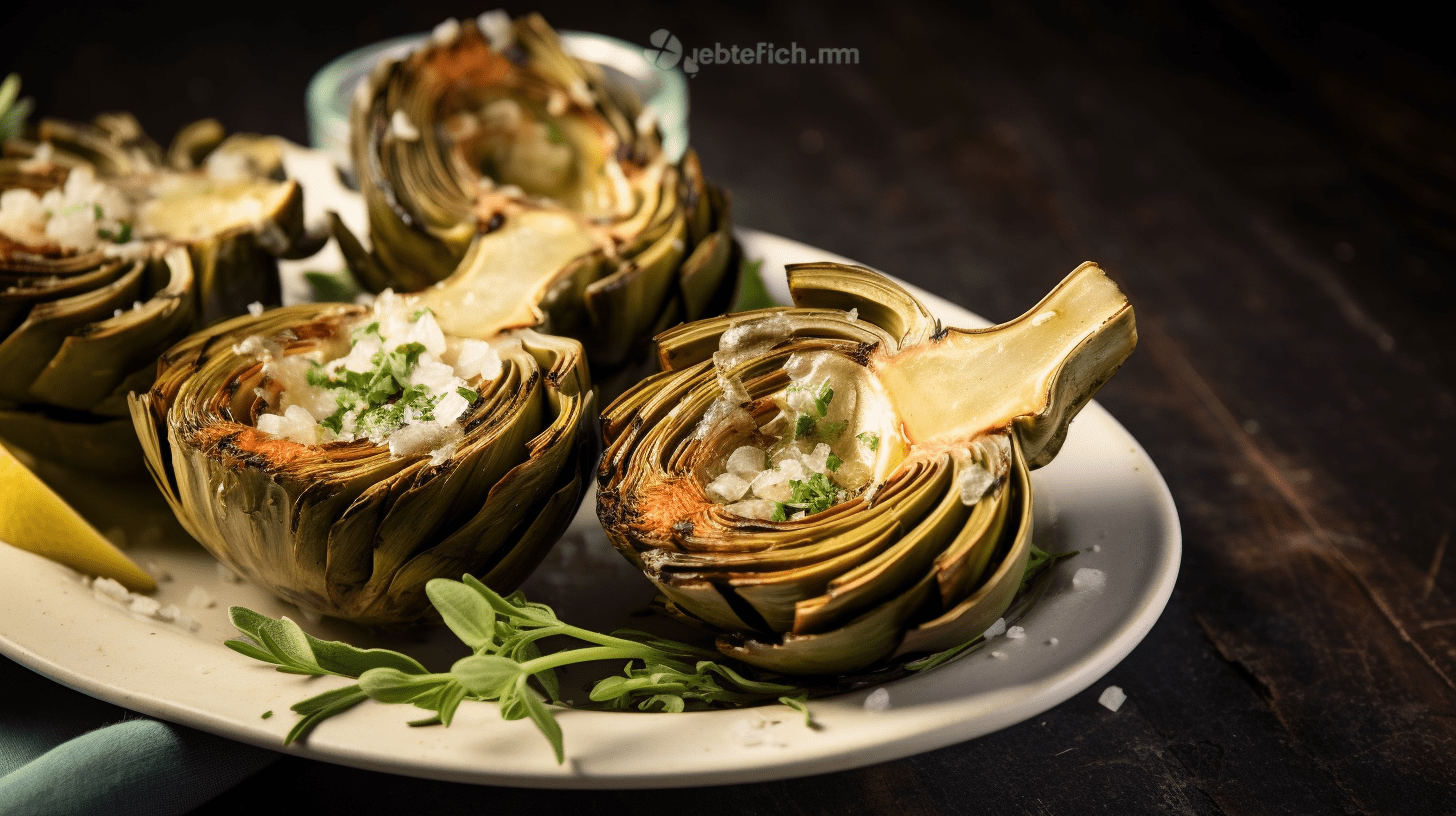 how to make Grilled Garlic Artichokes