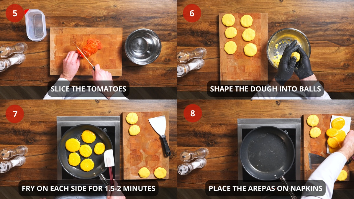 Arepas Recipe Step By Step 5-8