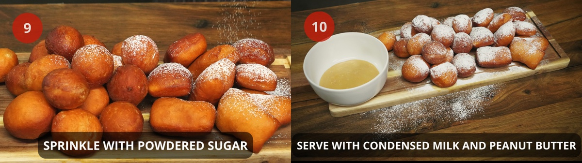 Beignets recipe step by step 9-10