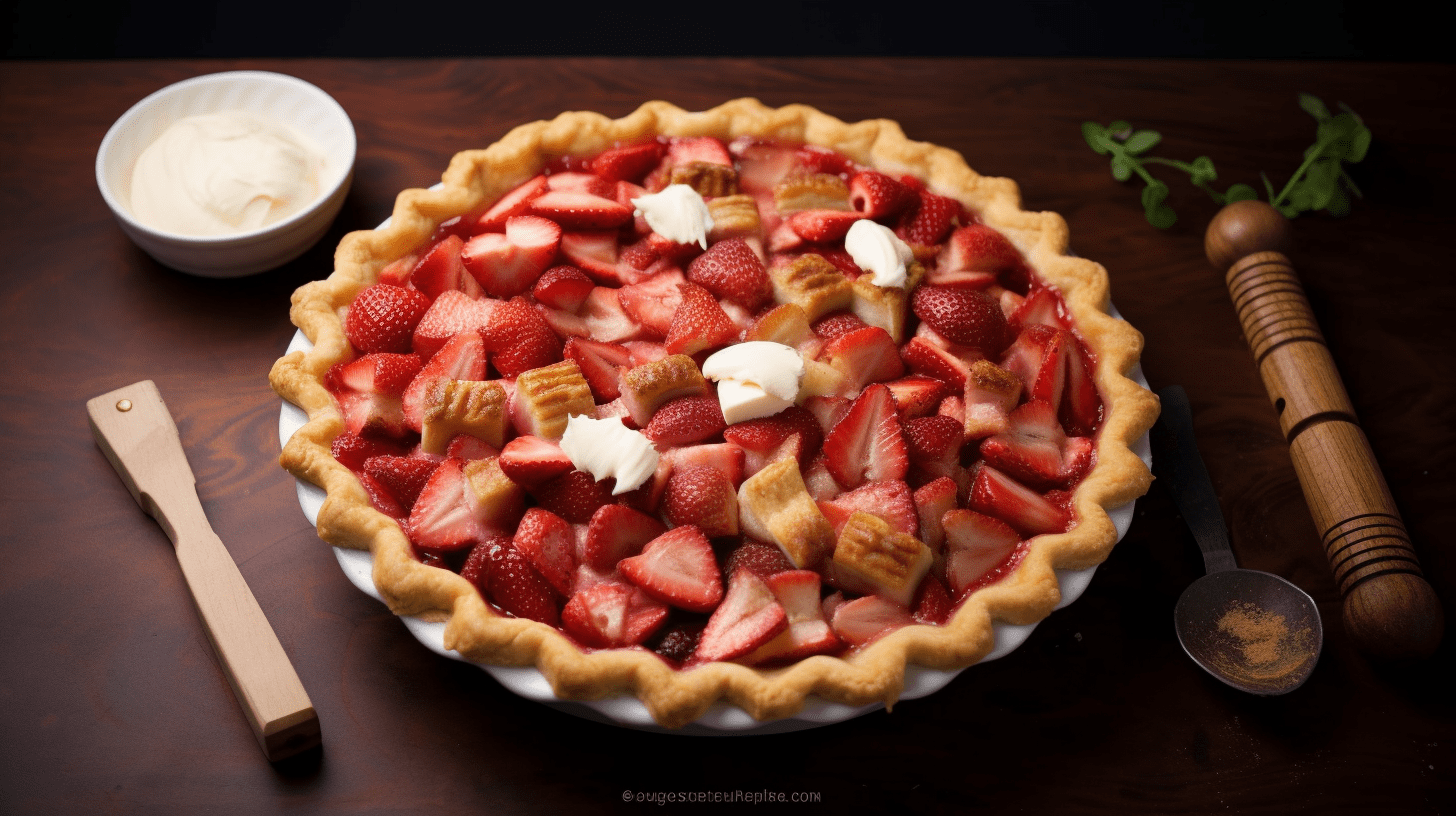 Best Strawberry Rhubarb Pie recipe