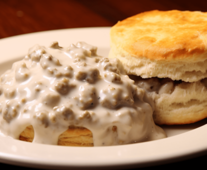 Easy Sausage Gravy and Biscuits