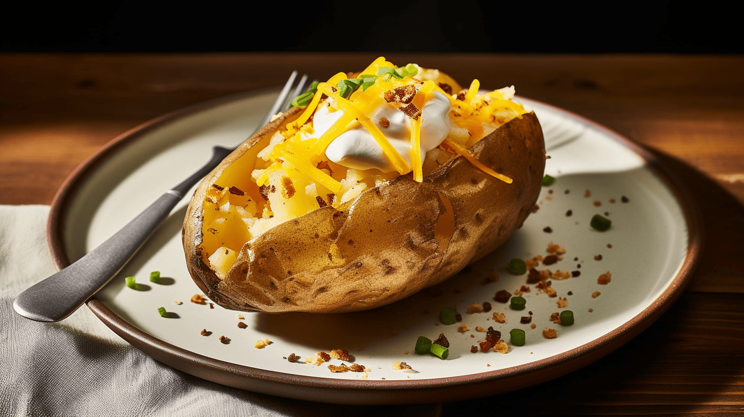 Microwave Baked Potato in Microwave Recipe