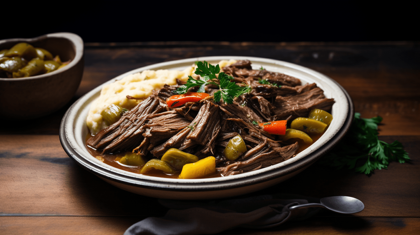 Mississippi Pot Roast ingridients