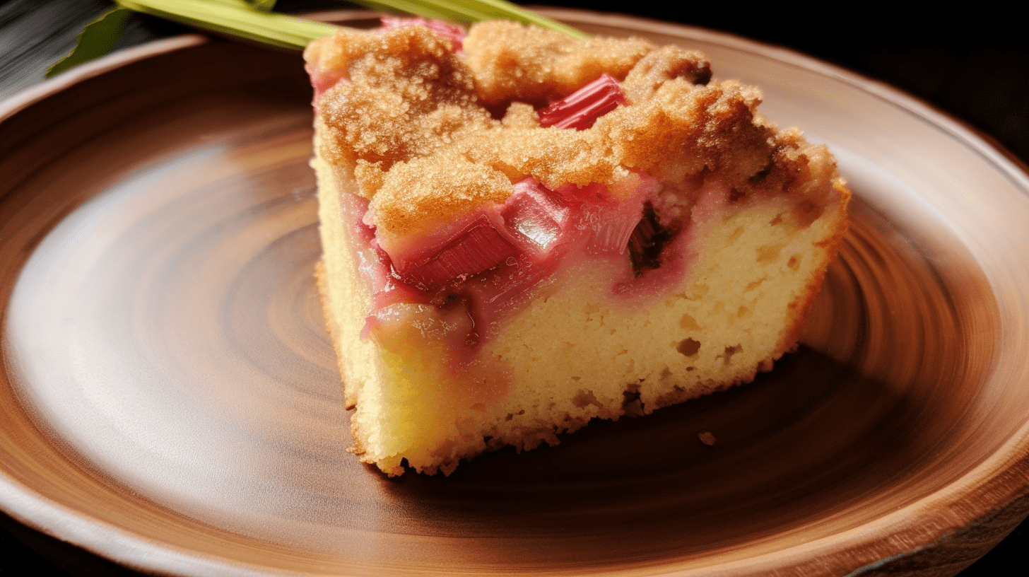 Oma's Rhubarb Cake Recipe