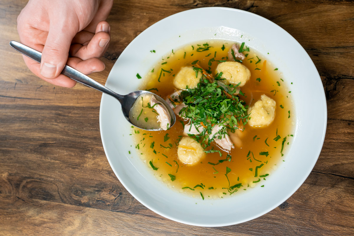 chicken soup matzo balls recipe