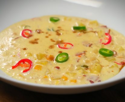 corn chicken chowder soup recipe