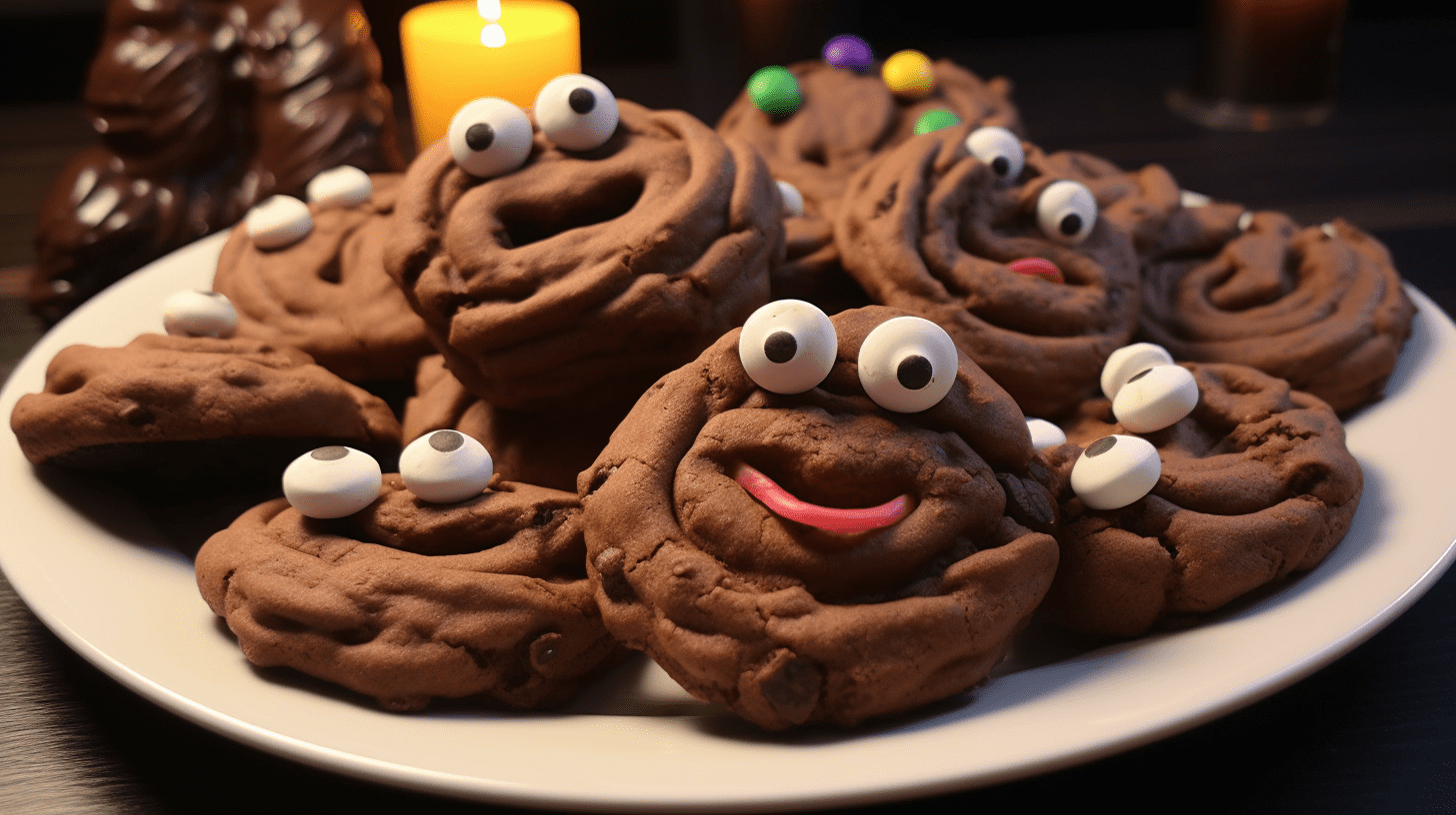 how to make Poop Emoji Cookies step by step recipe