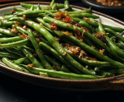 the best 'Chinese Buffet' Green Beans
