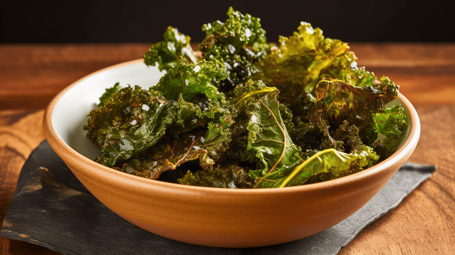 Baked Kale Chips step by step recipe
