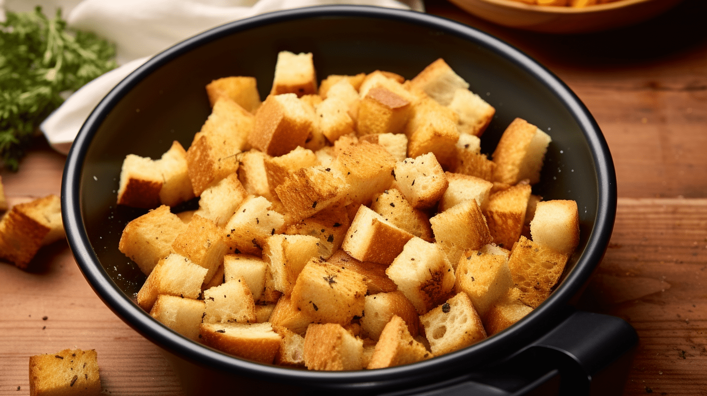 Croutons in the Air Fryer recipe