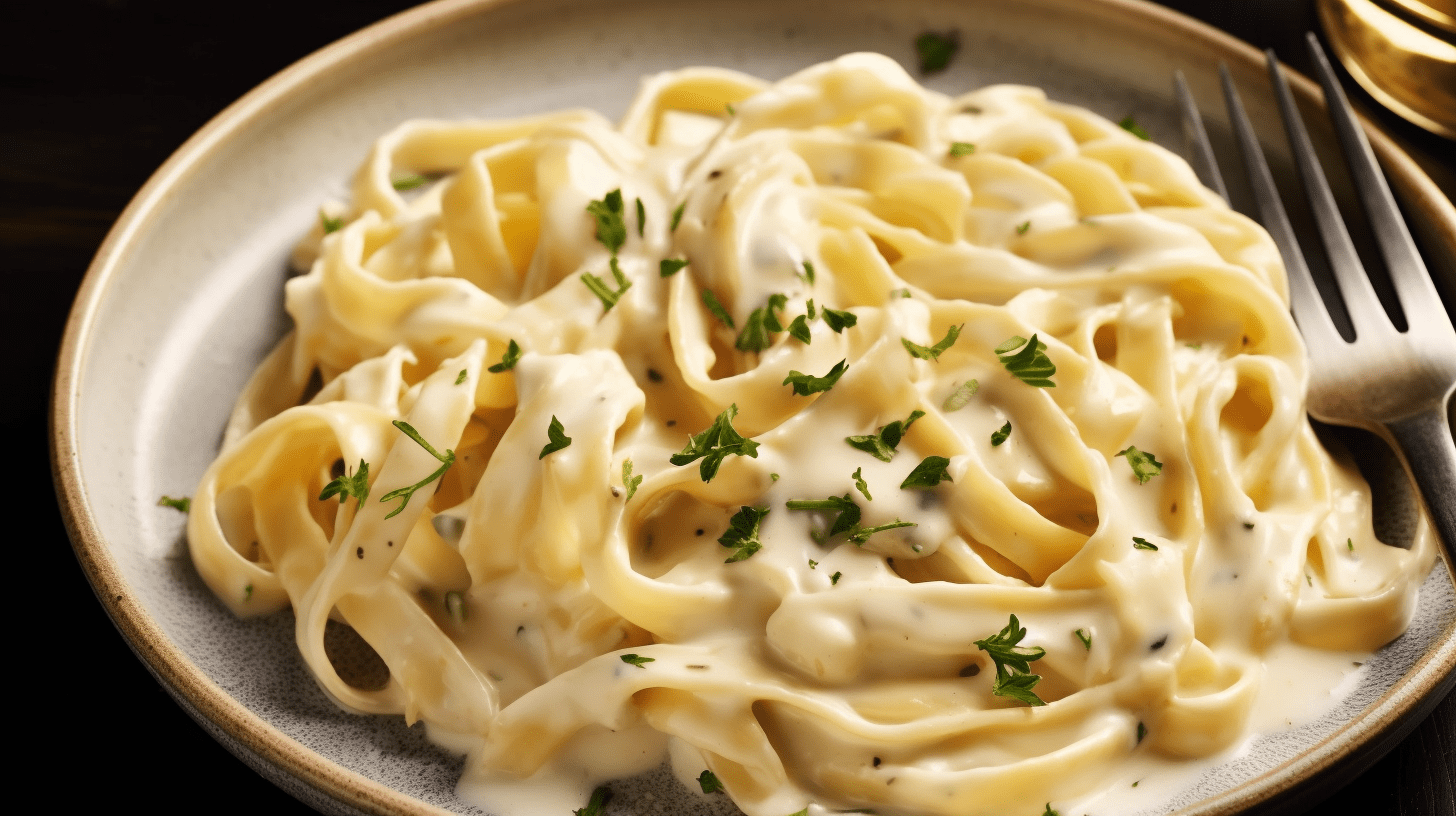 Homemade Alfredo Sauce step by step Recipe