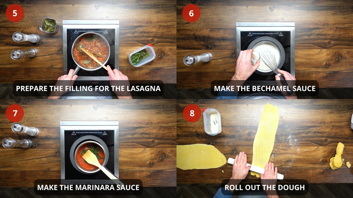 Lasagna Recipe step by step 5-8