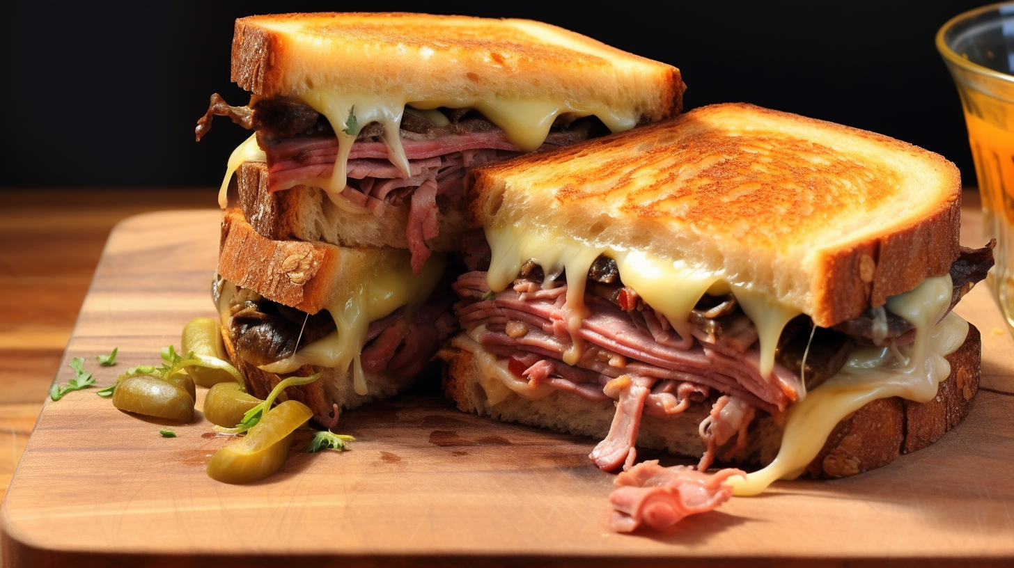 Roast Beef and Cheese Sandwiches Recipe