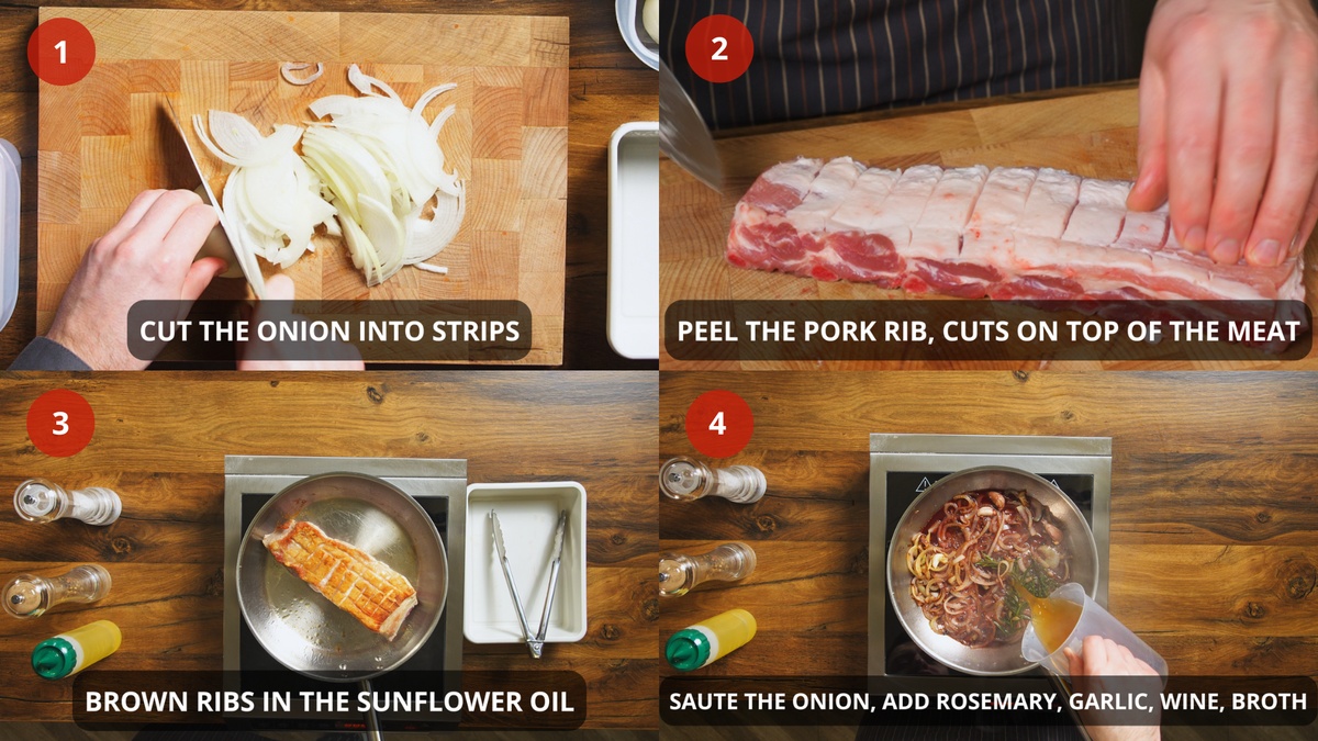 Supper Tender Ribs recipe step by step 1-4