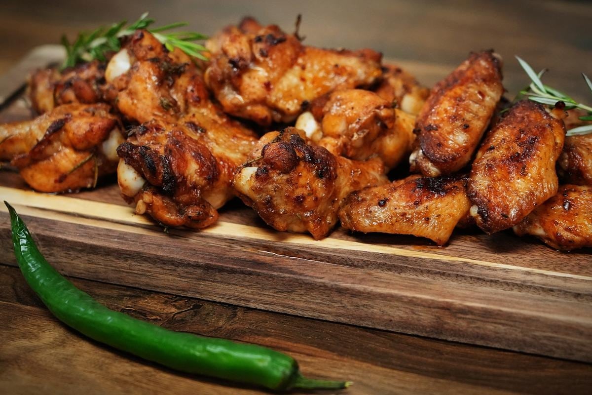 baked chicken wings in oven