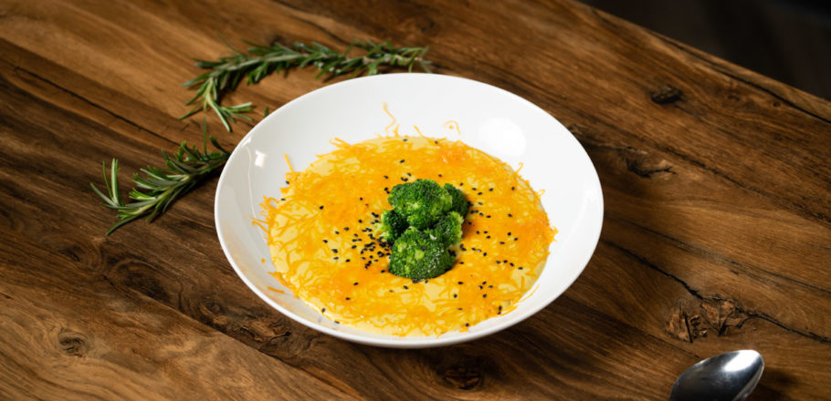 broccoli-cheddar soup