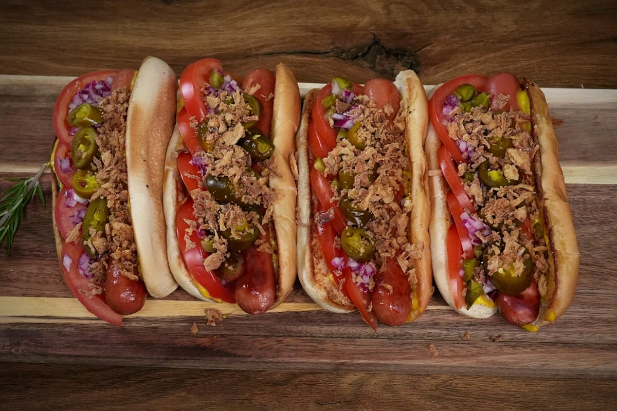 chicago style hot dogs