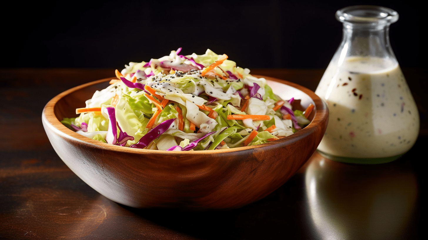 coleslaw with dressing