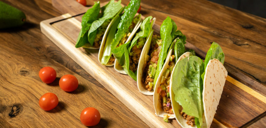 mexican ground turkey tacos