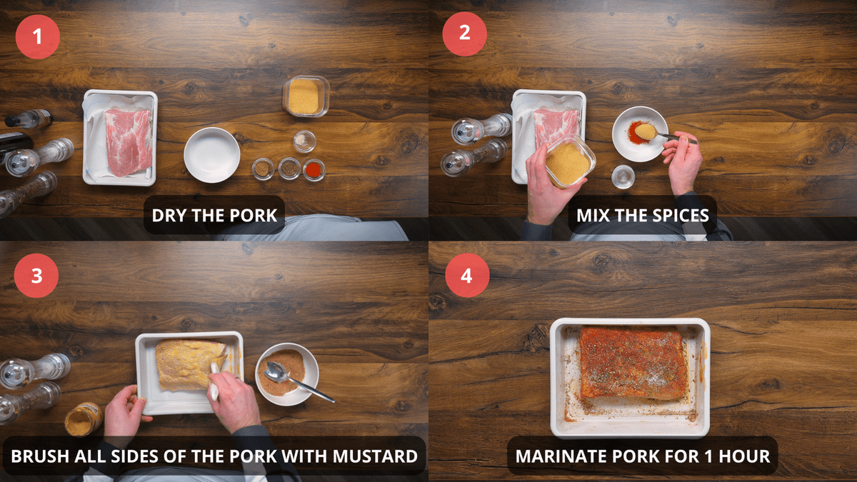 pork loin step by step 1-4