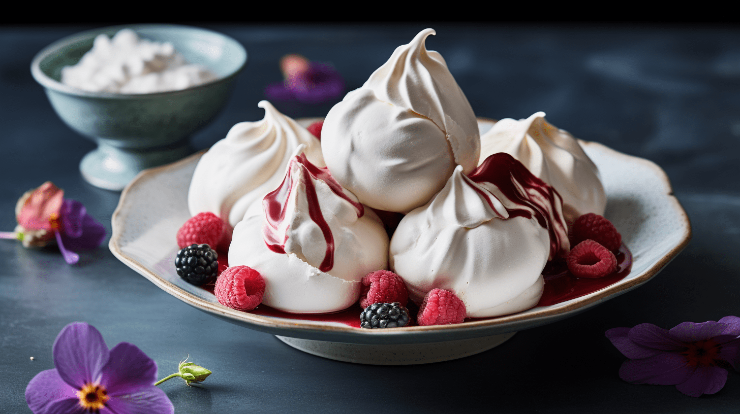 quick and easy VEGAN MERINGUE recipe