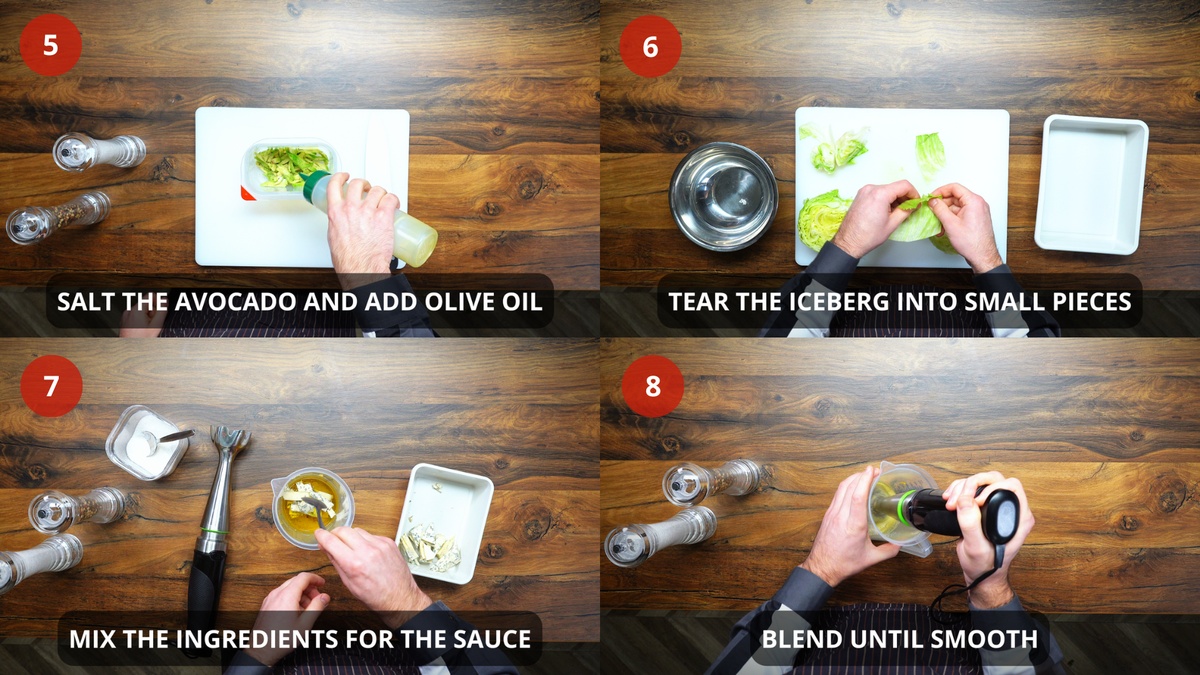 Cobb Salad Recipe Step By Step 5-8