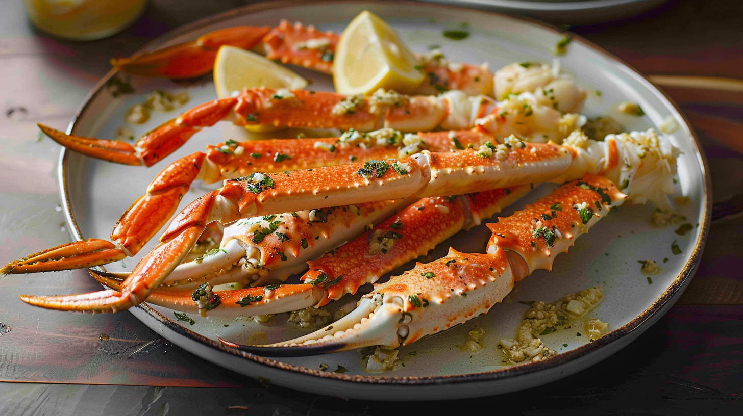 Crab Legs with Garlic Butter Sauce recipe