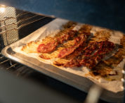 bacon in oven for eggs benedict