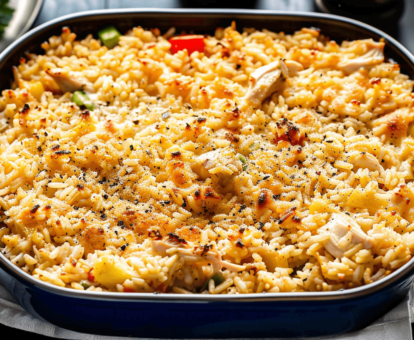 casserole with rice and chicken recipe