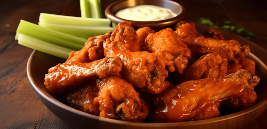 crispy baked buffalo wings