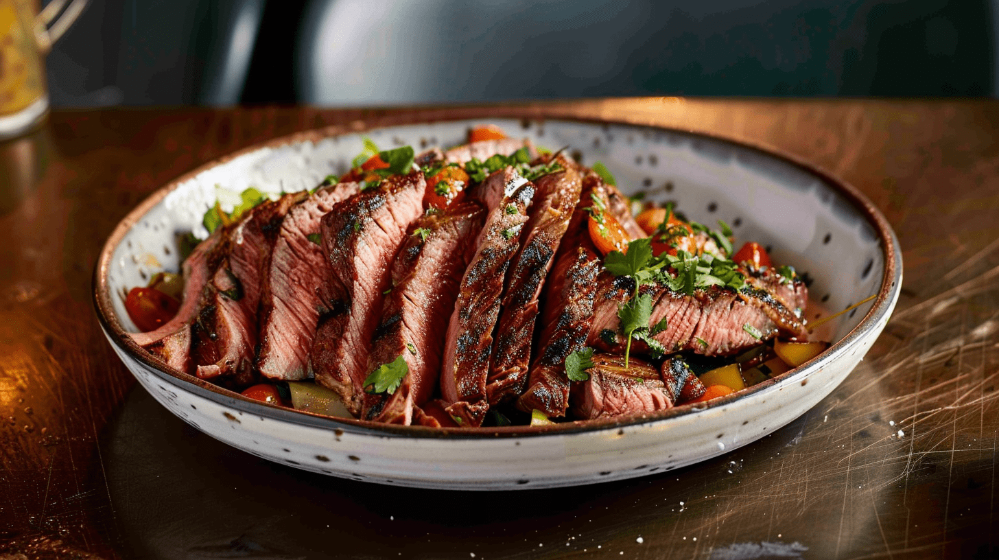 grilled marinated flank steak