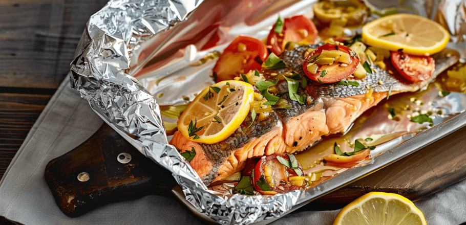 how to bake fish in foil step by step recipe