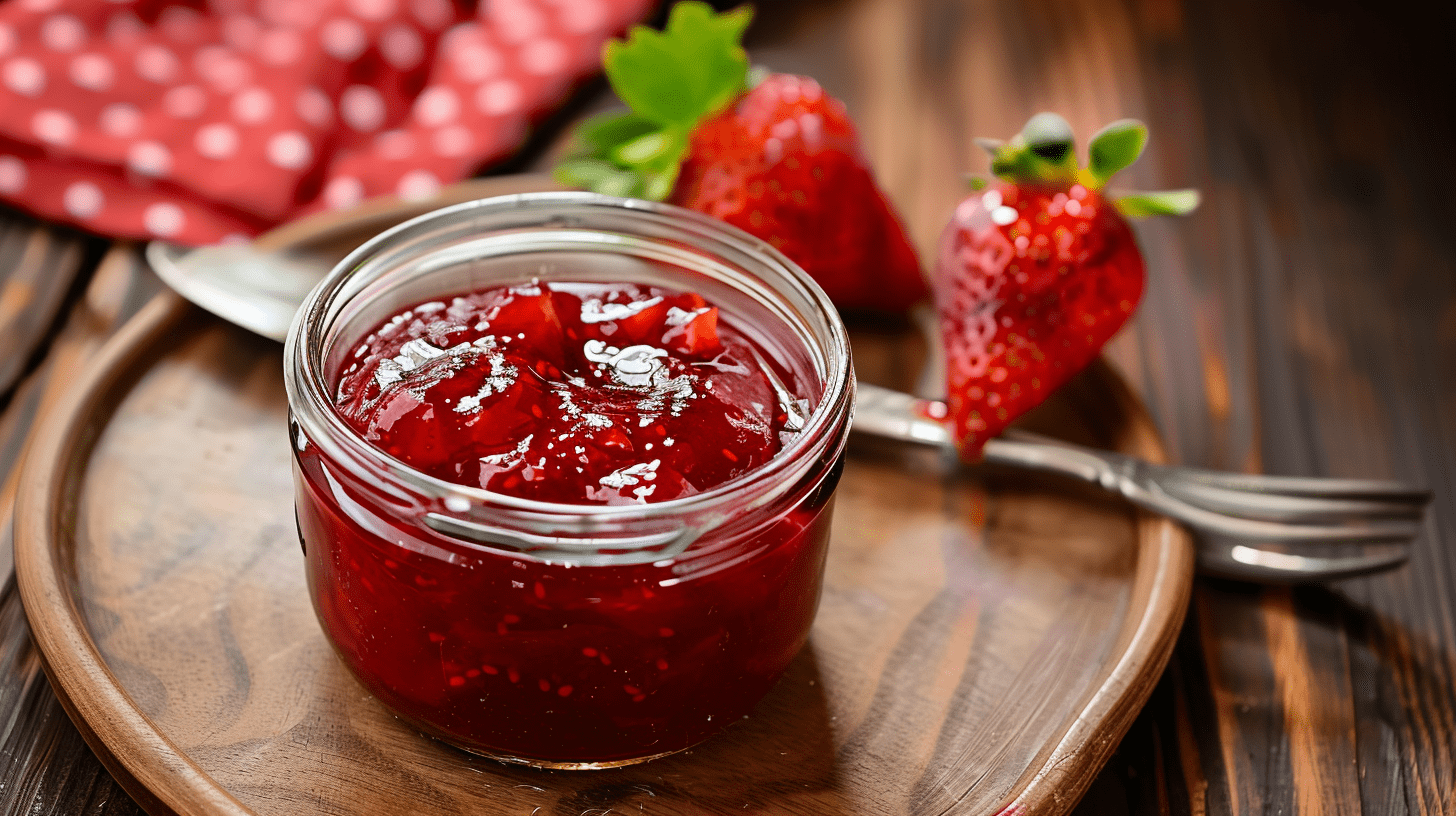 making strawberry jam recipe step by step