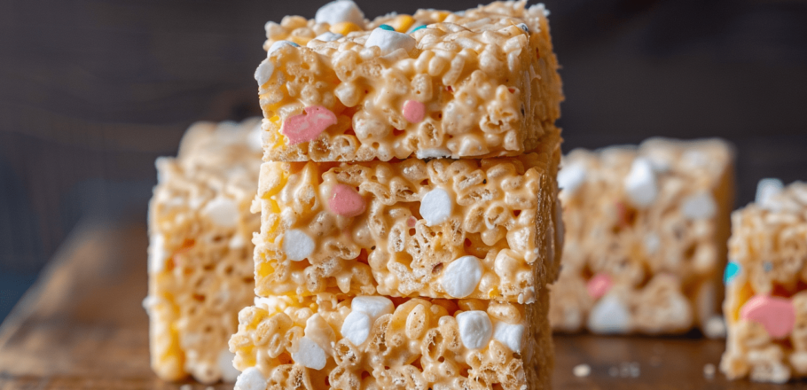 marshmallow creme rice krispie treat