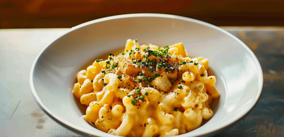 recipe and macaroni and cheese