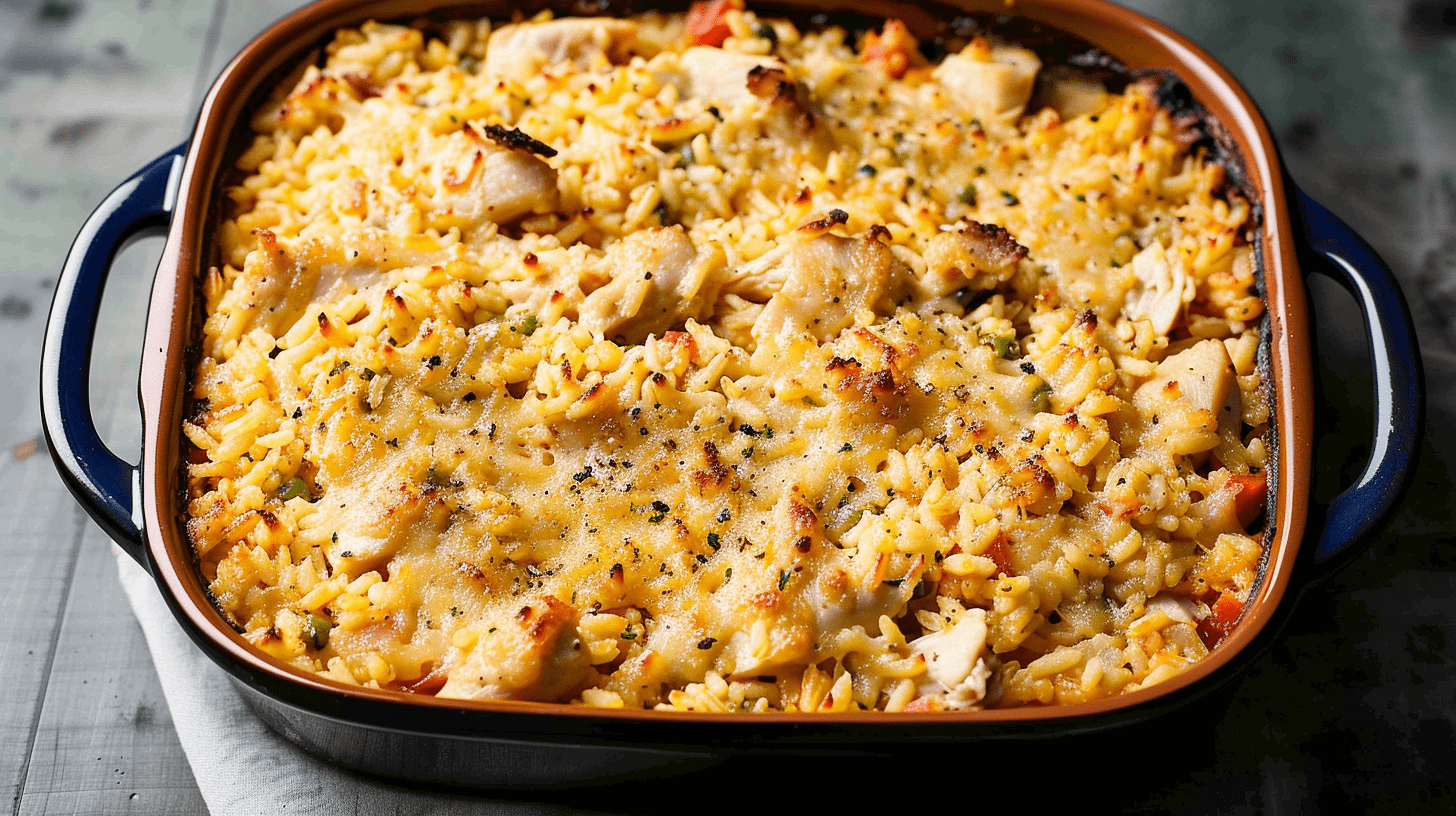 casseroles with chicken and rice