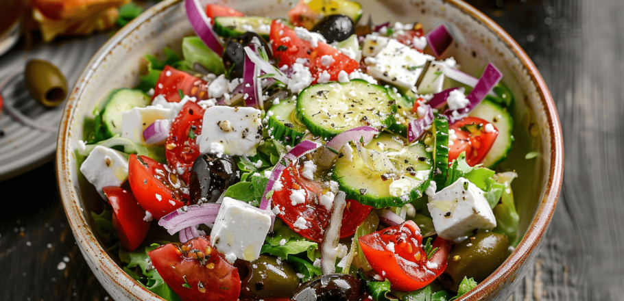 dressing in greek salad