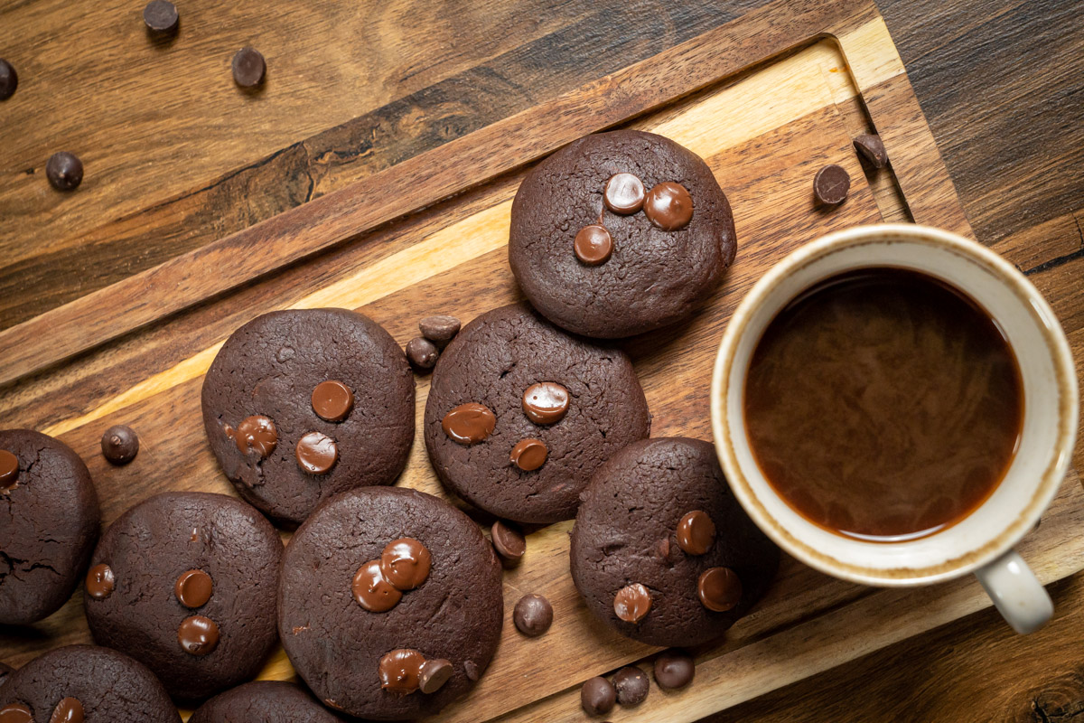 homemade chocolate cookie