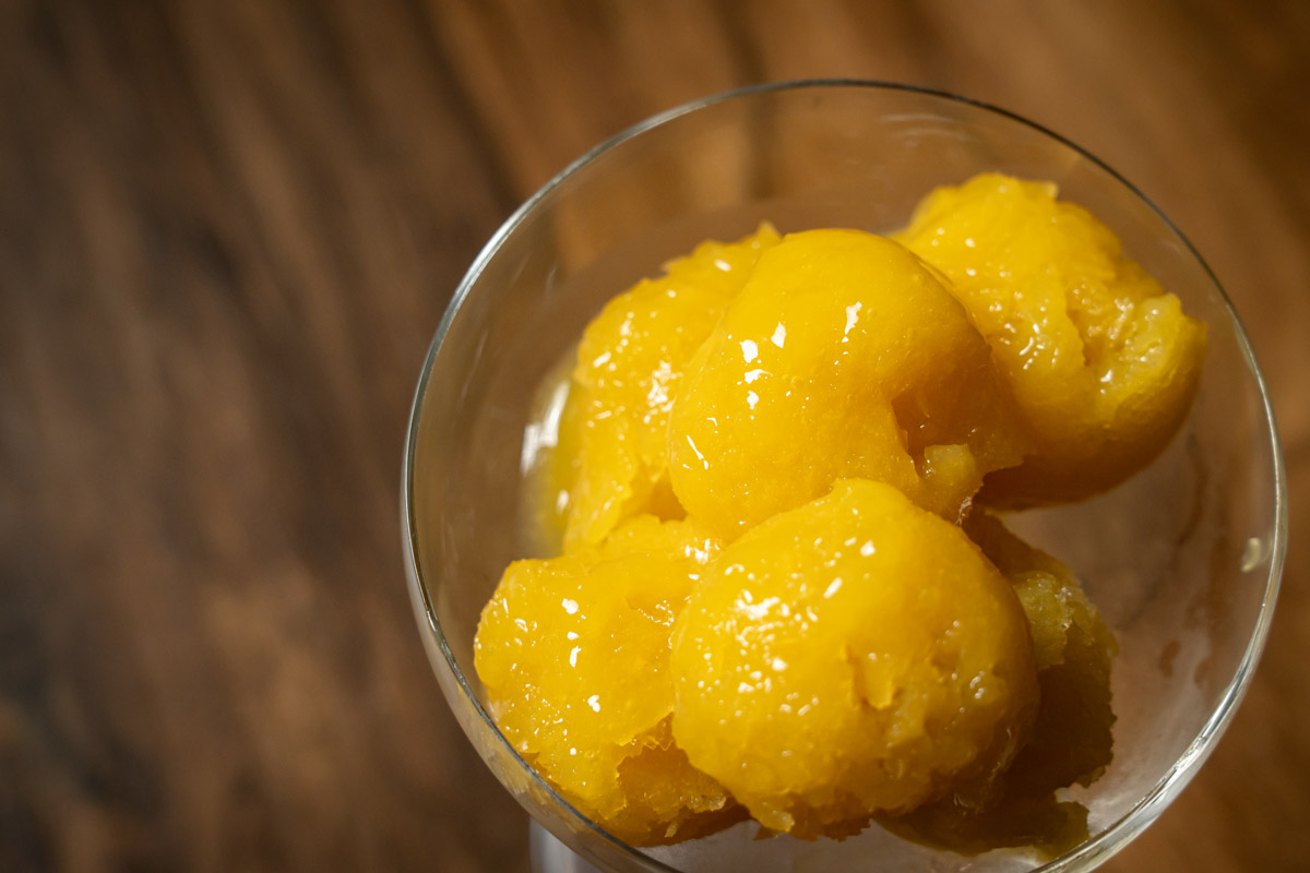 homemade mango sorbet recipe