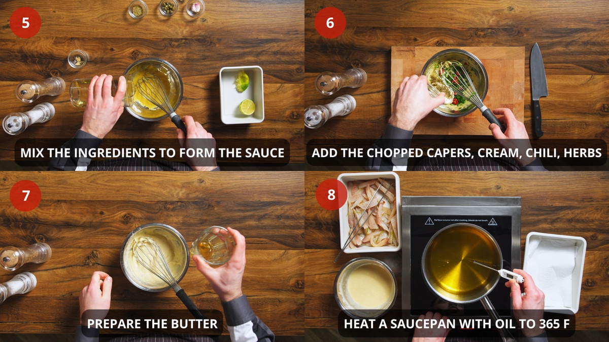 Fish Tacos recipe step by step 5-8