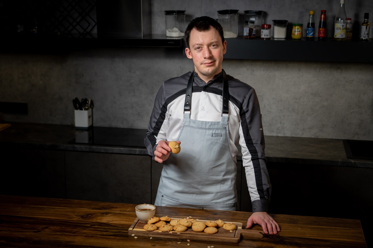 peanut butter cookies from chef