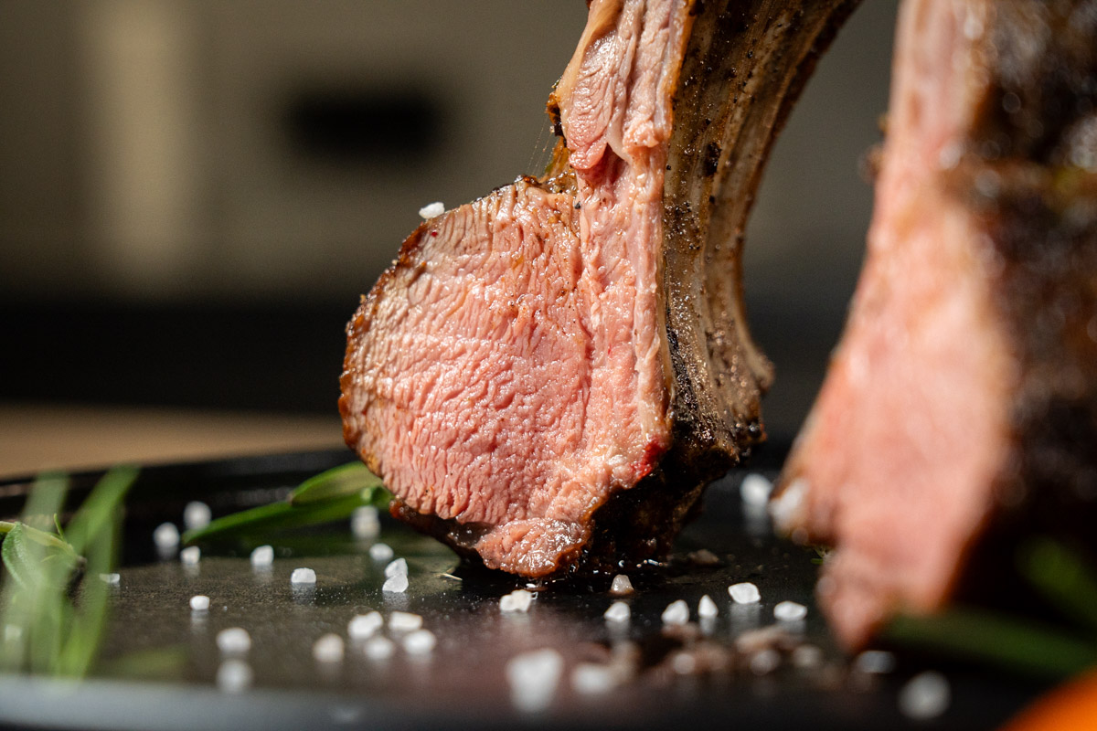 recipe for pan-roasted rack of lamb