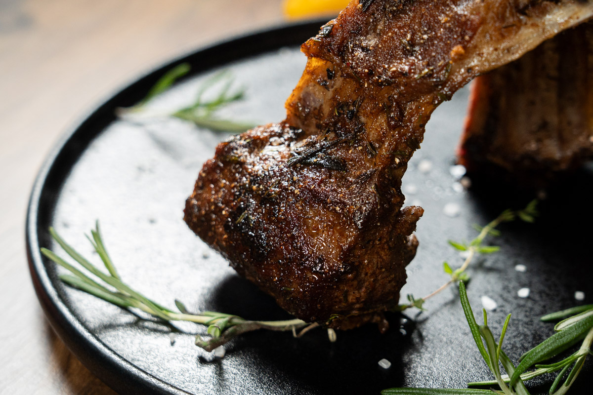 best recipe for pan-roasted rack of lamb