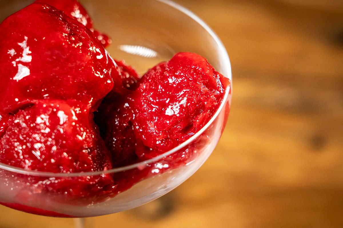 easy recipe for raspberry sorbet