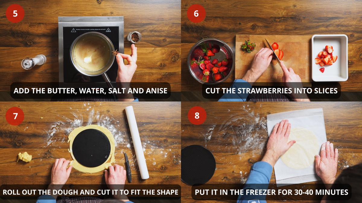 strawberry pie recipe step by step 5-8